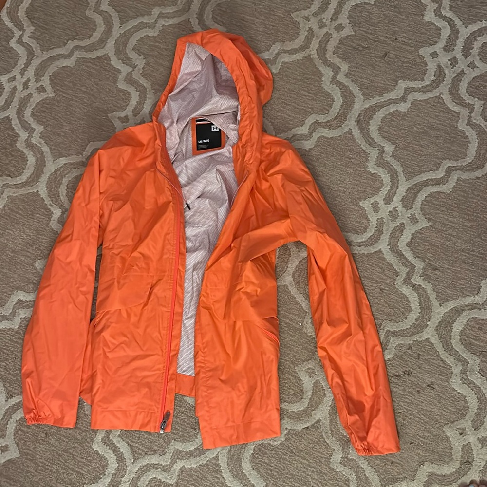 Bright Pink Under Armor Rain Jacket